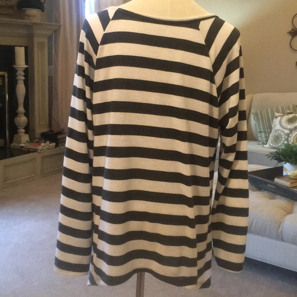 Silverwear black and white striped cotton sweater - Picture 4 of 5